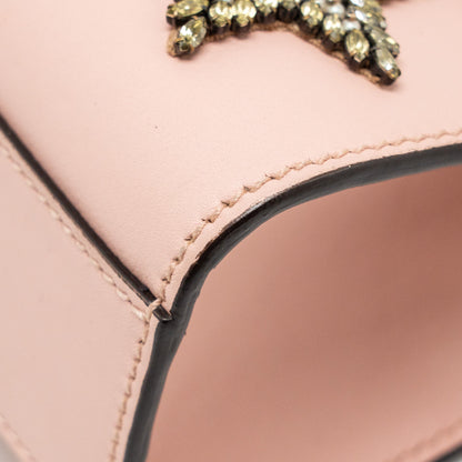 Gucci Padlock Chain Bag Crystal Stars Calfskin Pink