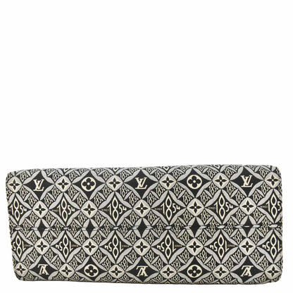 LOUIS VUITTON Onthego GM 1854 Jacquard Tote Bag Grey