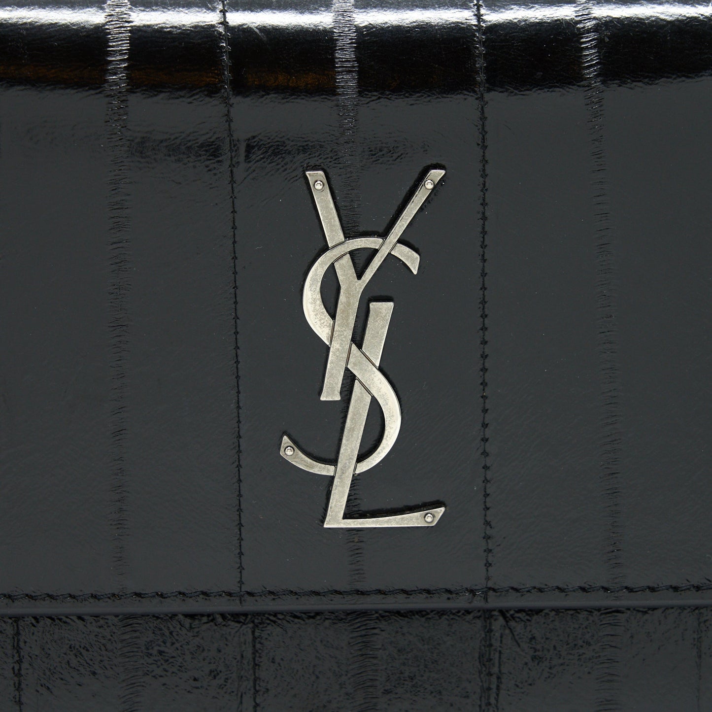 SAINT LAURENT SUNSET SHOULDER BAG BLACK SHW