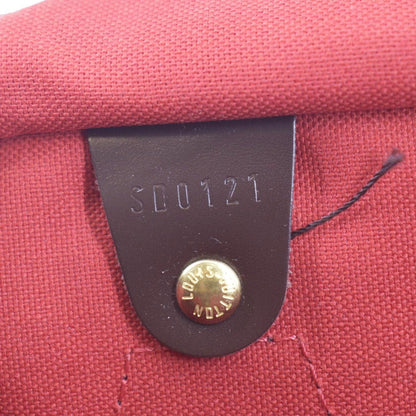 LOUIS VUITTON Speedy 35 Damier Ebene Satchel Bag Brown