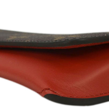 LOUIS VUITTON Woody Monogram Canvas Glasses Case Red