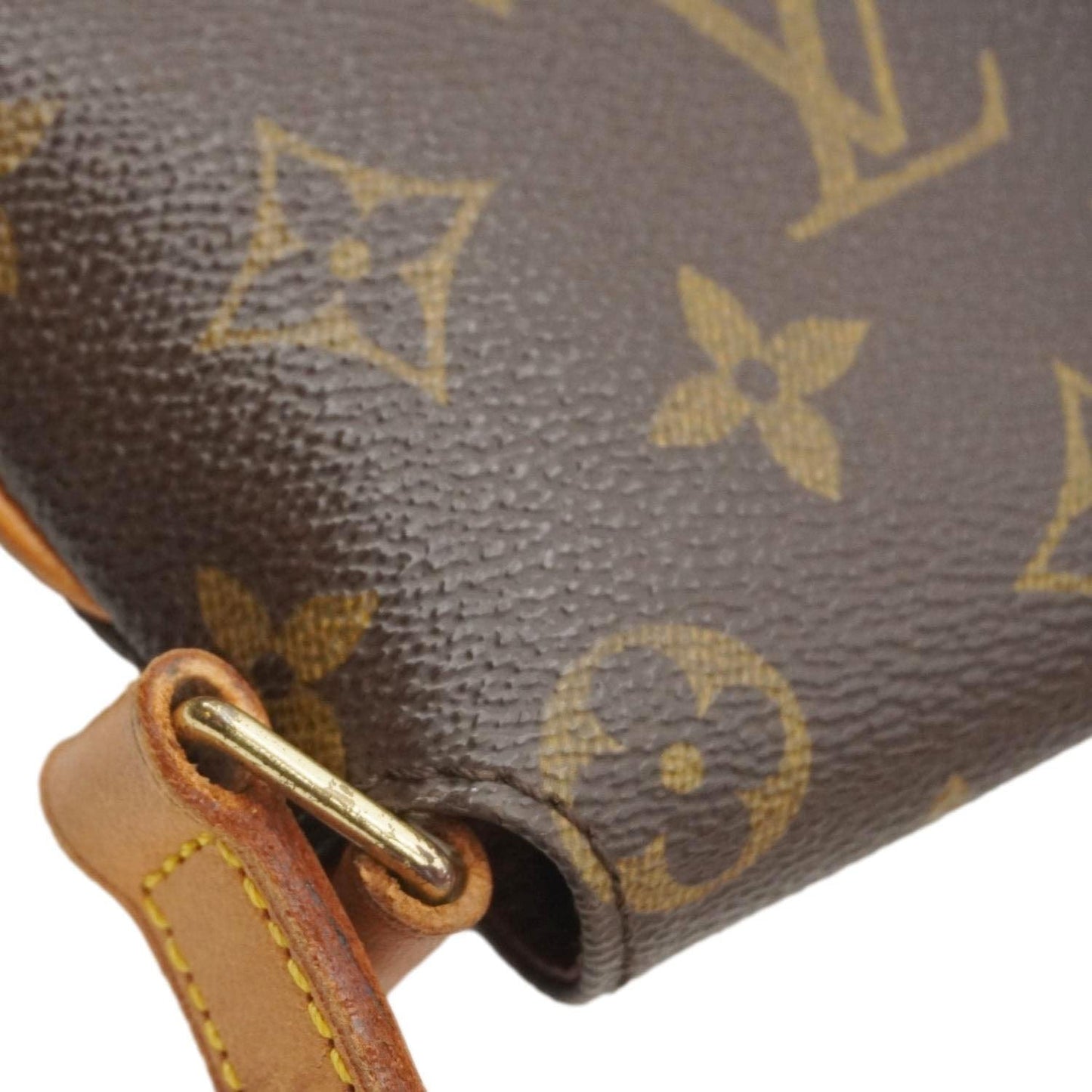 LOUIS VUITTON Musette Salsa Monogram Canvas Crossbody Bag Brown