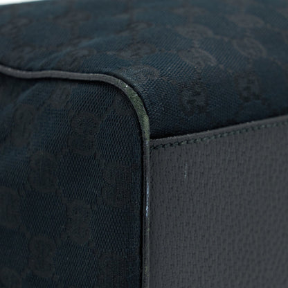 Gucci Boston Bag GG Supreme Fabric Black SHW