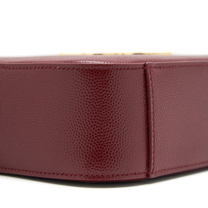 Saint Laurent/Ysl Mini Camera Bag Crossbody Bag Burgundy GHW