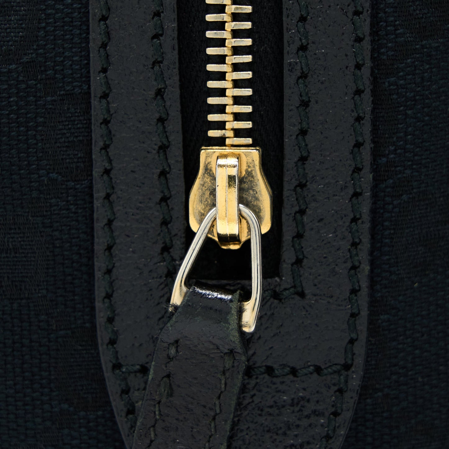 Gucci Boston Bag GG Supreme Fabric Black SHW