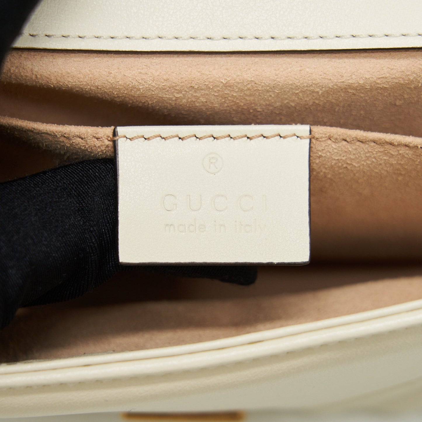 GUCCI GG MINI MARMONT CREAM WHITE