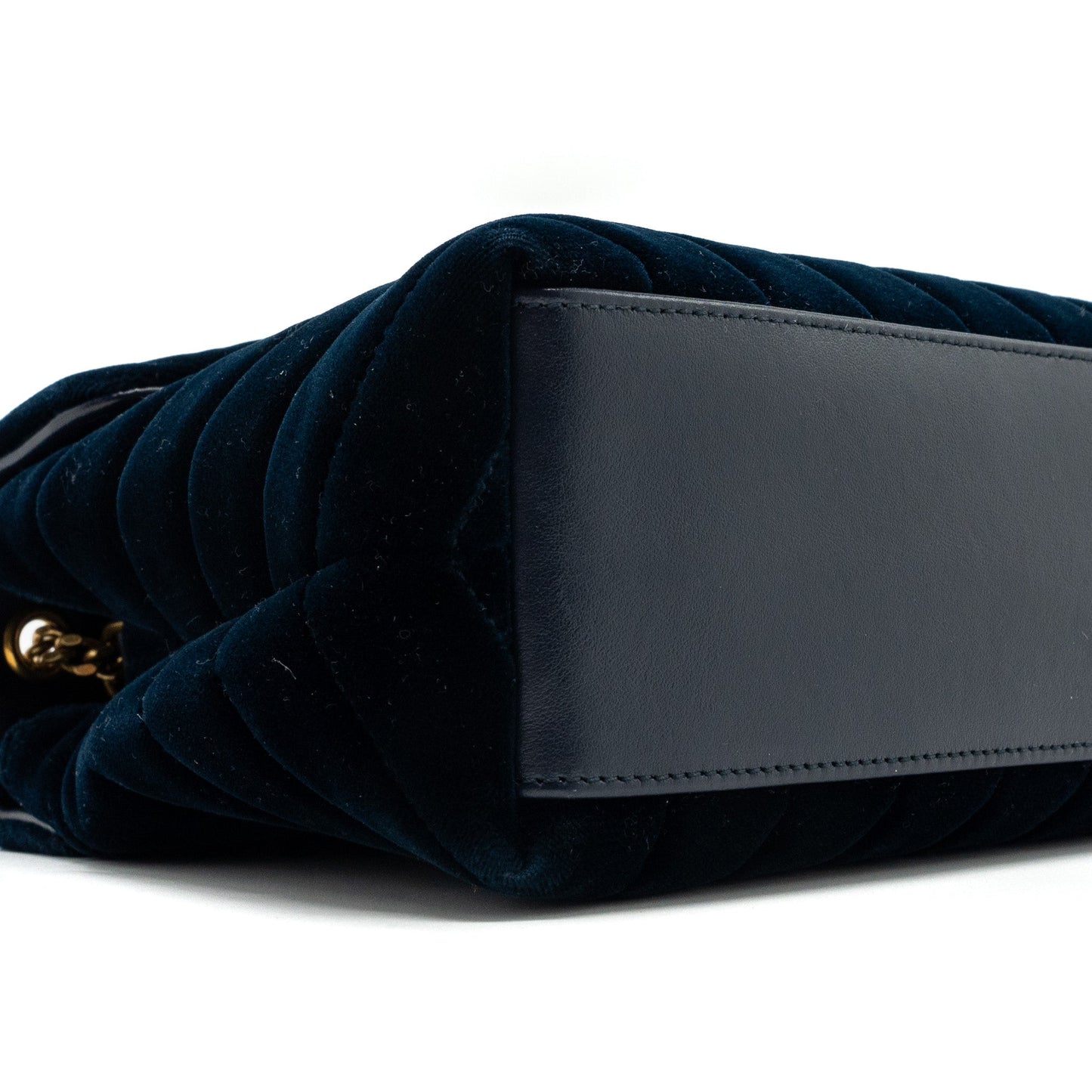 Saint Laurent /YSL Medium Lou Lou In Velvet Blue GHW