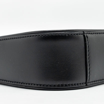 Saint Laurent / YSL Mini LE 5 A 7 Hobo Bag Smooth Calfskin Black GHW
