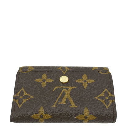 LOUIS VUITTON Trifold  Monogram Canvas Wallet Brown