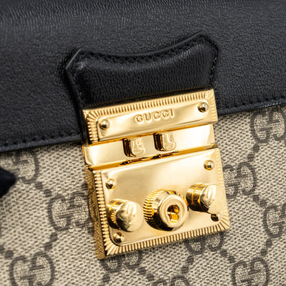 Gucci Padlock Mini Top Handle Bag GG Supreme Canvas/ Leather Multicolour