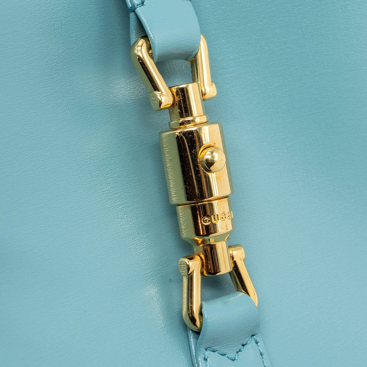 Gucci Jackie 1961 Mini Shoulder Bag Leather Blue
