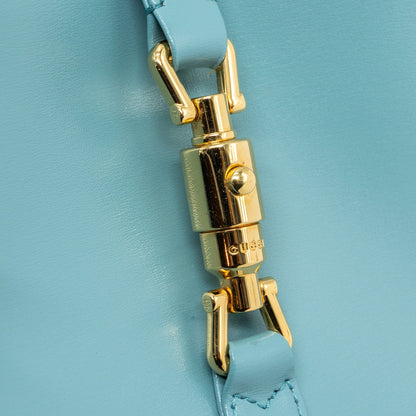 Gucci Jackie 1961 Mini Shoulder Bag Leather Blue