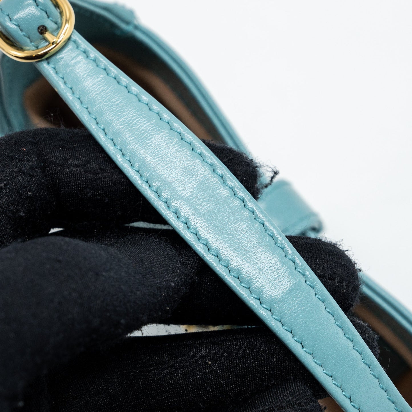 Gucci Jackie 1961 Mini Shoulder Bag Leather Blue