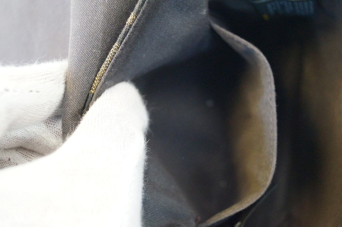 Fendi Zucca Canvas Leather Brown Black Messenger Bag