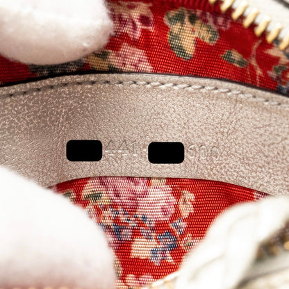 Gucci GG Ophidia Crossbody Bag Calfskin Metallic Silver