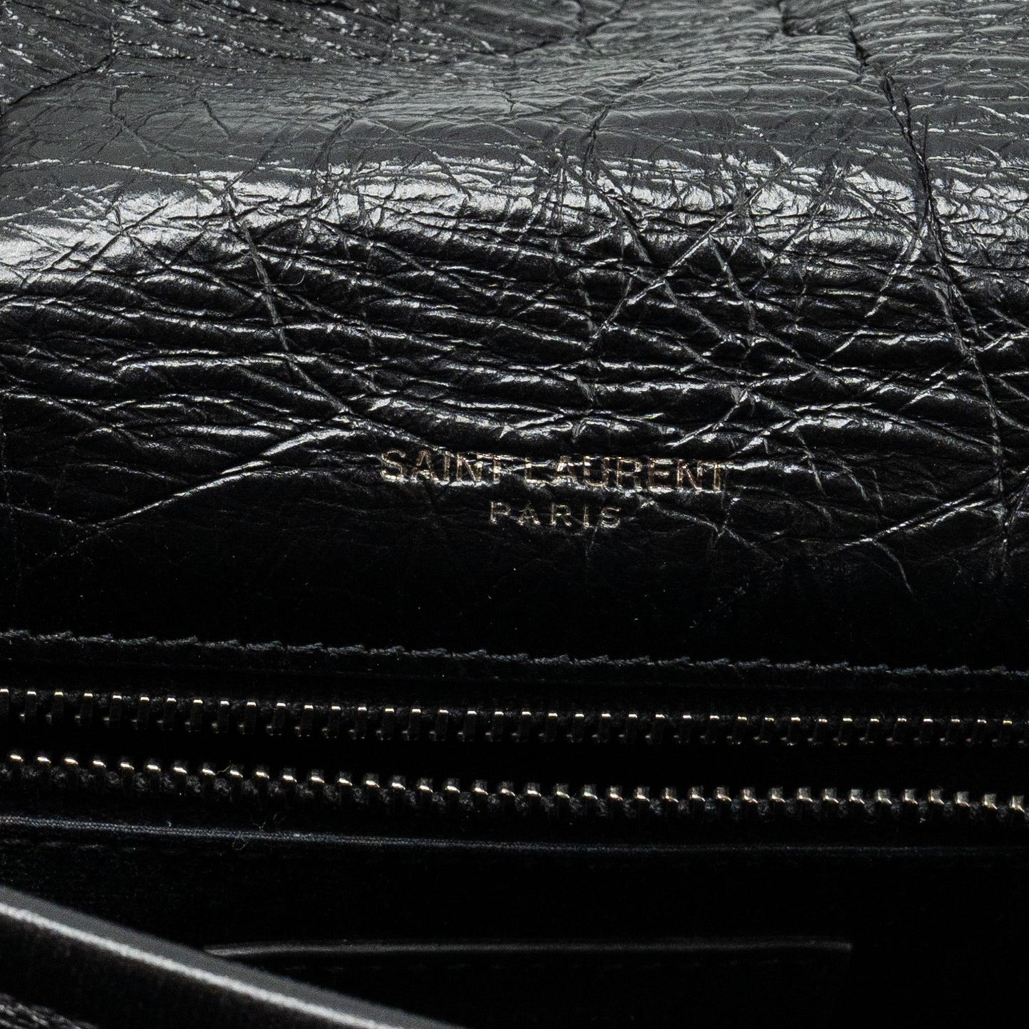 Saint Laurent/YSL Medium Niki Bag Shiny Calfskin Black SHW