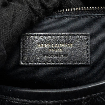 Saint Laurent/YSL Medium Niki Bag Shiny Calfskin Black SHW