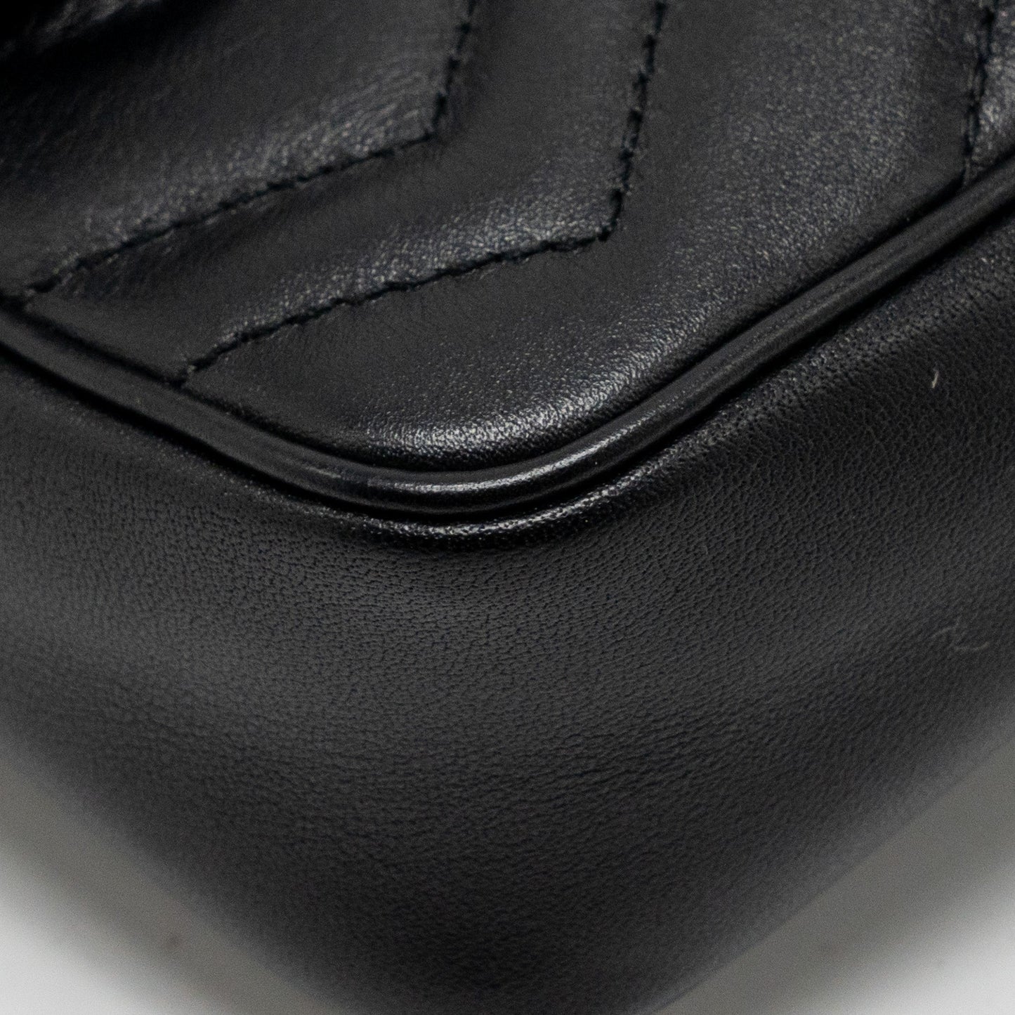 Gucci Super Mini GG Marmont Calfskin Black
