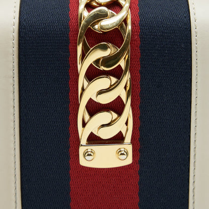 Gucci Mini Top Handle Sylvie Bag White