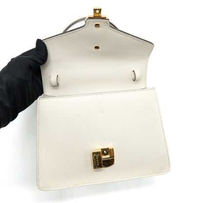 Gucci Mini Top Handle Sylvie Bag White