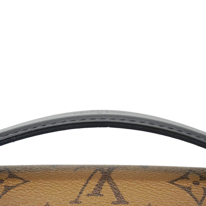 LOUIS VUITTON Metis Pochette Reverse Monogram Canvas Crossbody Bag Brown