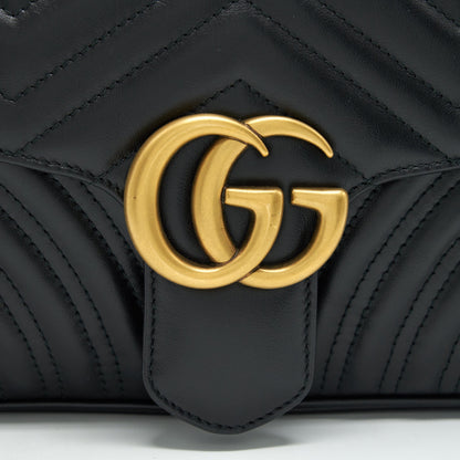 Gucci GG Marmont Shoulder Bag 26cm Black with
