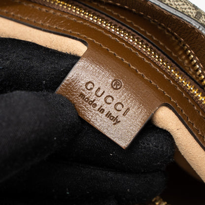 Gucci Small Horsebit 1955 Shoulder Bag GG Supreme Canvas