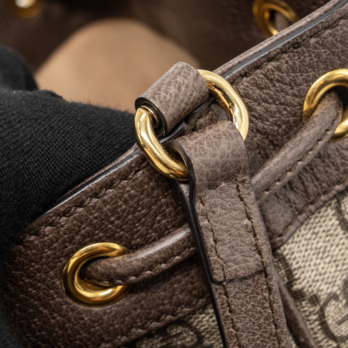 Gucci Ophidia Bucket Bag GG Supreme Canvas