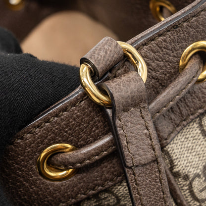 Gucci Ophidia Bucket Bag GG Supreme Canvas