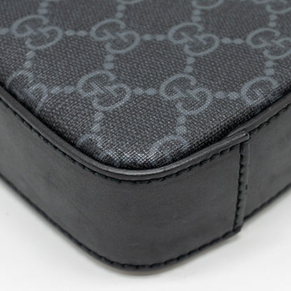 Gucci Pouch GG Supreme Canvas Black SHW
