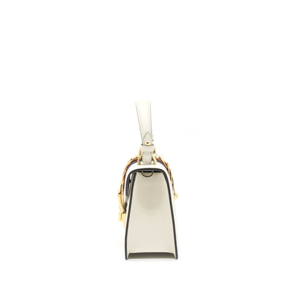 Gucci Mini Top Handle Sylvie Bag White