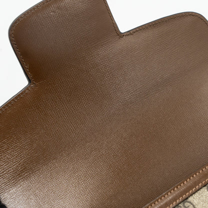 Gucci Horsebit 1955 Shoulder Bag GG Supreme Canvas/ Leather Brown