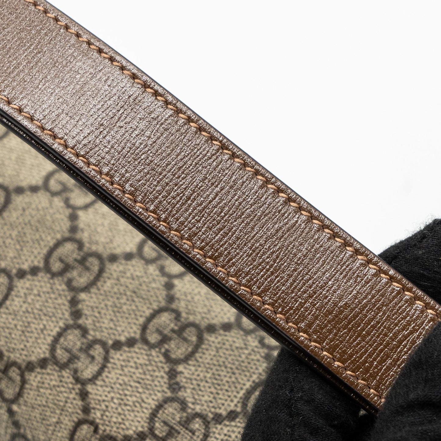 Gucci Horsebit 1955 Shoulder Bag GG Supreme Canvas/ Leather Brown