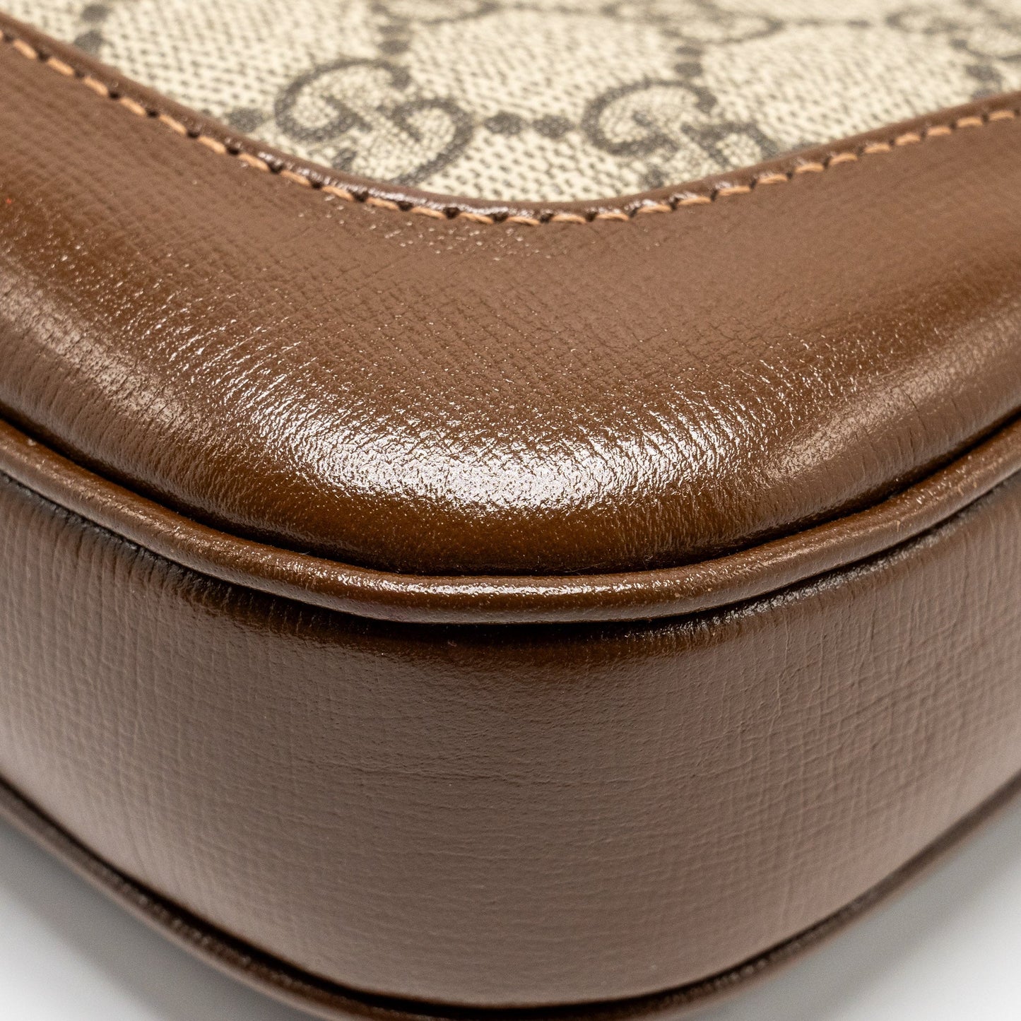 Gucci jackie 1961 small shoulder bag GG supreme Canvas /Calfskin Brown/multicolour