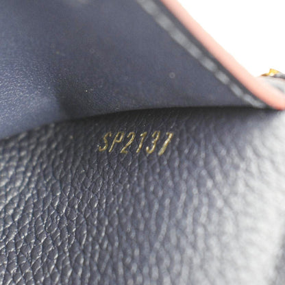 LOUIS VUITTON Victorine Monogram Empreinte Wallet Navy Blue