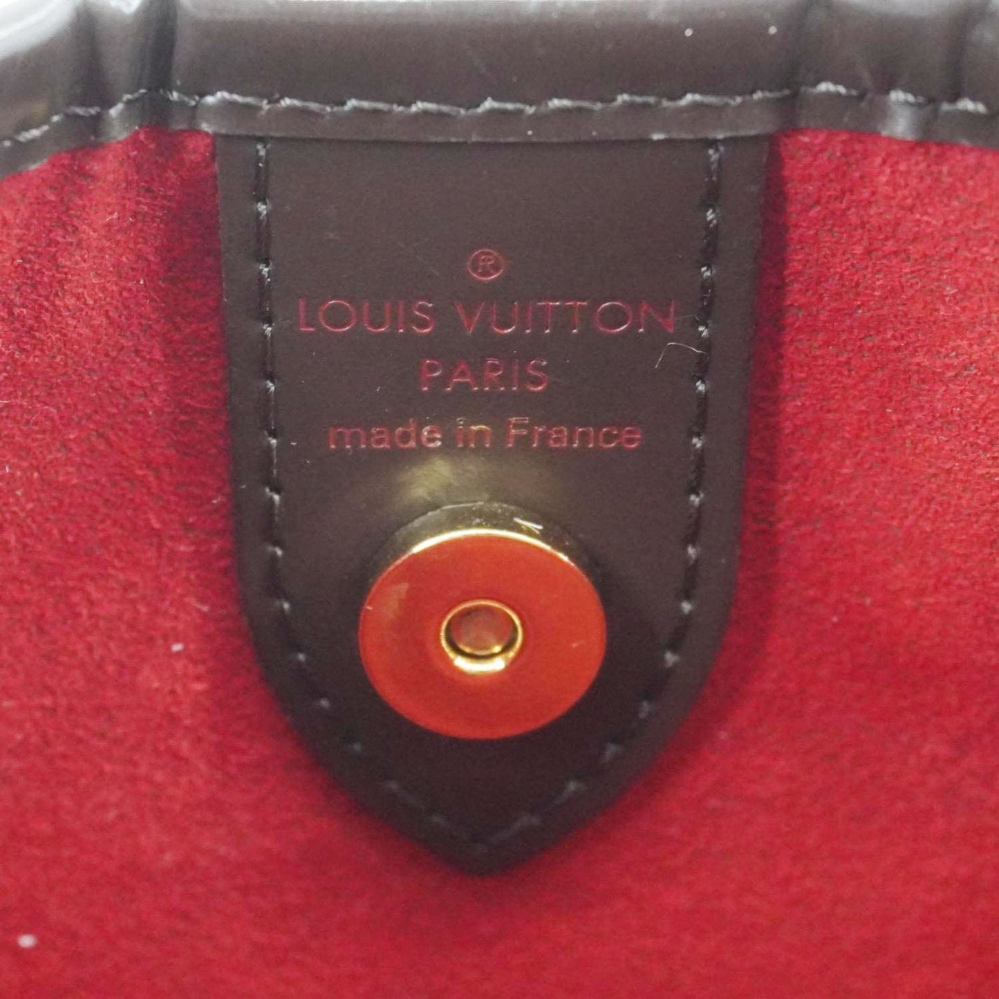 LOUIS VUITTON Galliera PM Made to Order Damier Ebene Shoulder Bag Brown