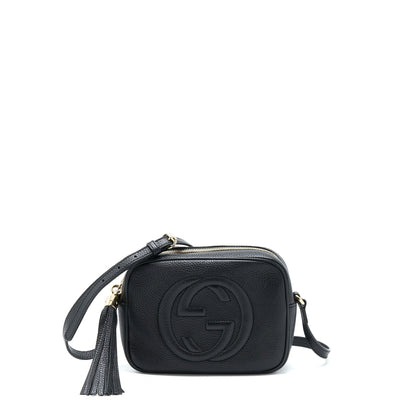 Gucci Soho Camera Disco Bag Calfskin Black