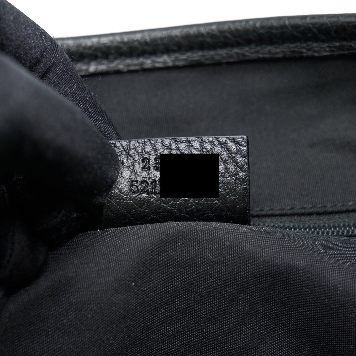 Gucci GG Canvas shopping Bag dark green / black