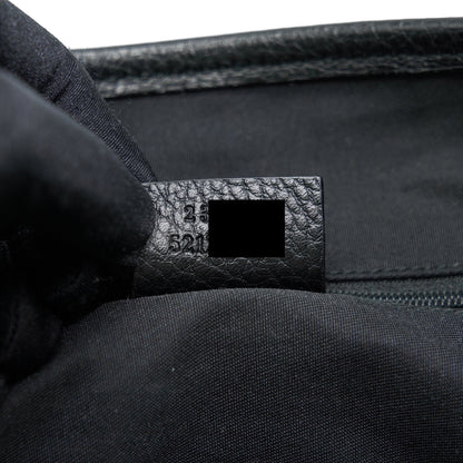 Gucci GG Canvas shopping Bag dark green / black