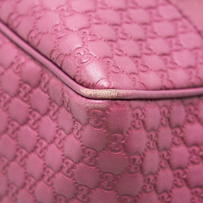 Gucci leather shopping Tote Bag raspberry Pink