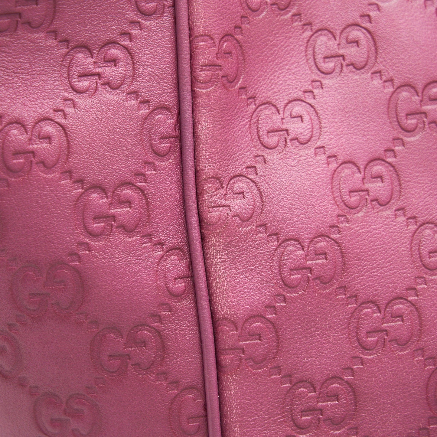 Gucci leather shopping Tote Bag raspberry Pink