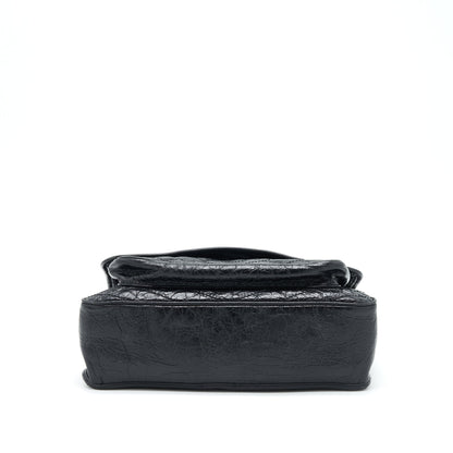 Saint Laurent Large Niki Shoulder Bag Calfskin Black SHW