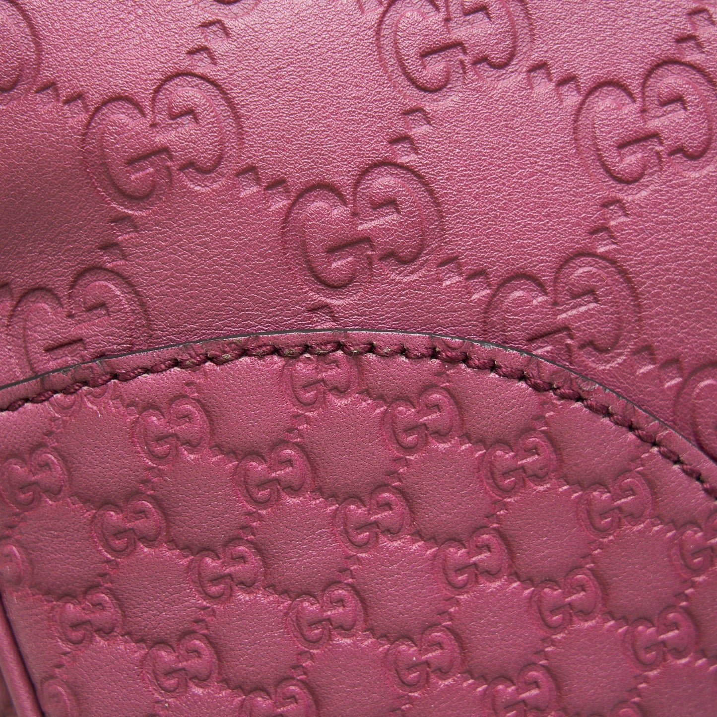 Gucci leather shopping Tote Bag raspberry Pink