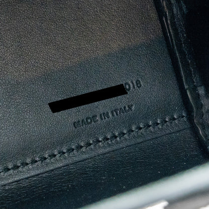 Saint Laurent/YSL Sac de Jour Nano Croc-embossed Calfskin Dark Green SHW