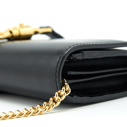 Gucci Jackie 1961 Chain Wallet Black