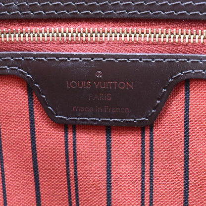 LOUIS VUITTON Delightful MM Damier Ebene Hobo Bag Brown