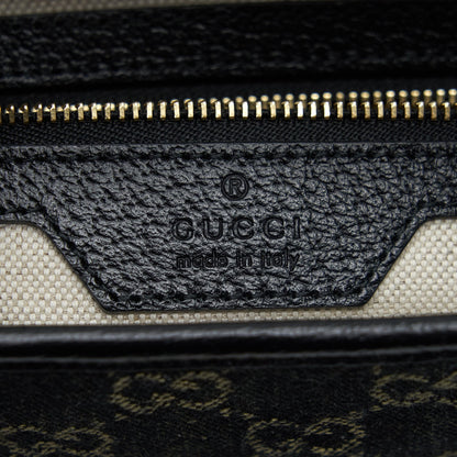 Gucci Jackie 1961 Small Shoulder Bag Denim/Leather Black