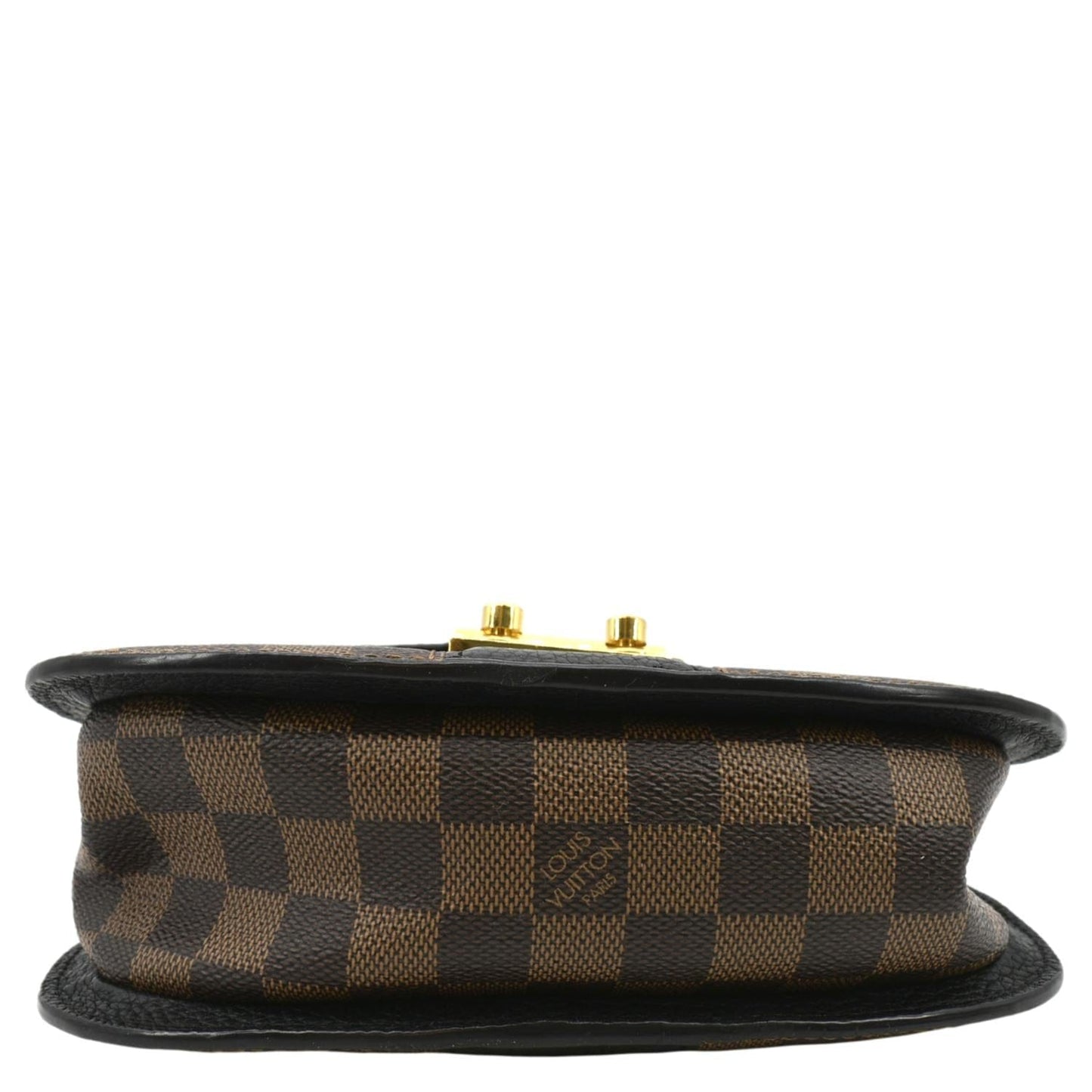 LOUIS VUITTON Wight Damier Ebene Crossbody Bag Black