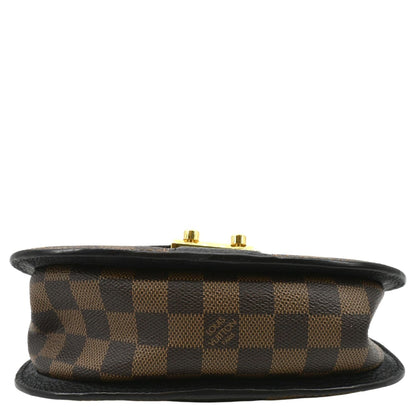 LOUIS VUITTON Wight Damier Ebene Crossbody Bag Black