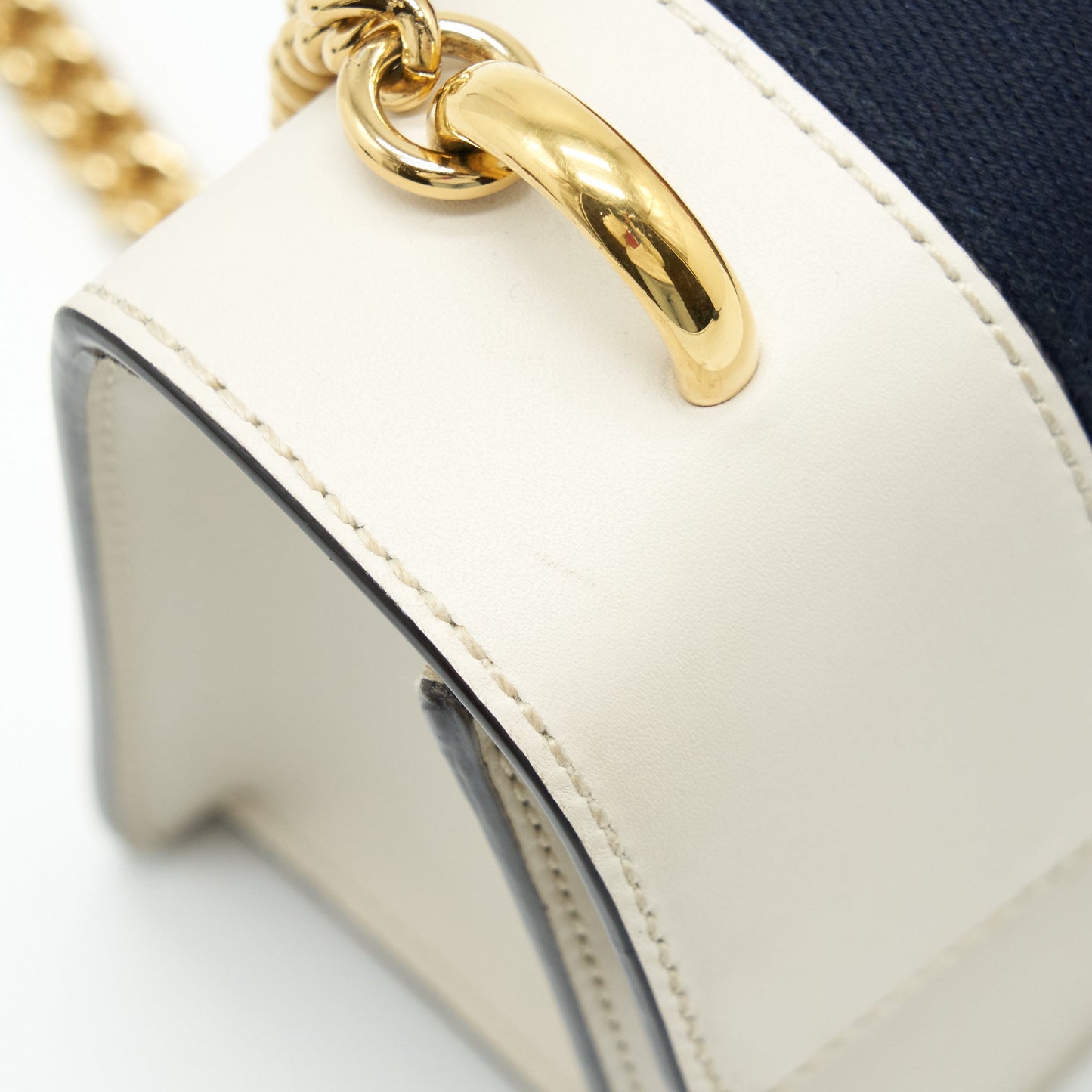 Gucci Mini Sylvie Chain Bag White